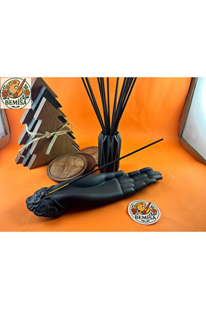 BEMİSA El Tütsülük Ve Tütsü Vazosu Siyah Ev Dekorasyon Ev Dizayn