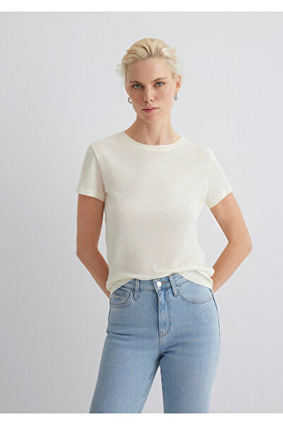 Mavi Ecru T-Shirt Slim Fit / Slim Fit 1613573-80194