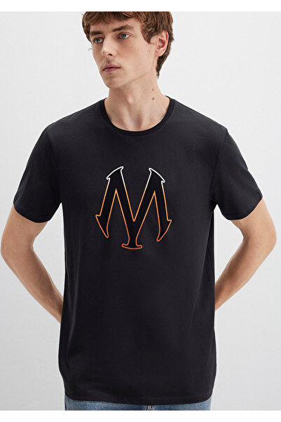 Mavi Logo Printed Black T-Shirt Regular Fit / Regular Fit 0610635 -900
