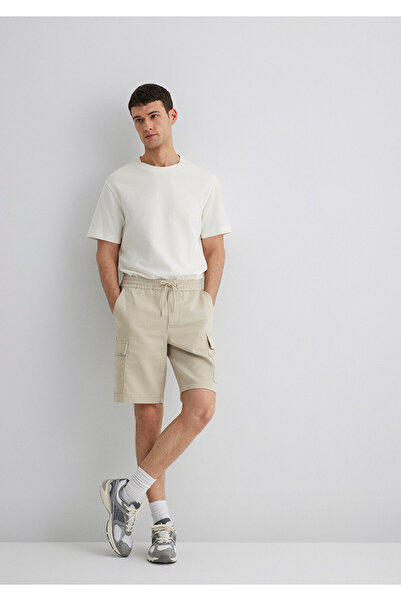 Mavi Beige Cargo-Shorts 0410107-70039