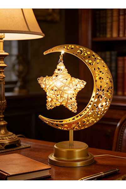 Yoawllty Ramadan Decorations Lights, Warm White Ramadan Lamp for Home Decor N...