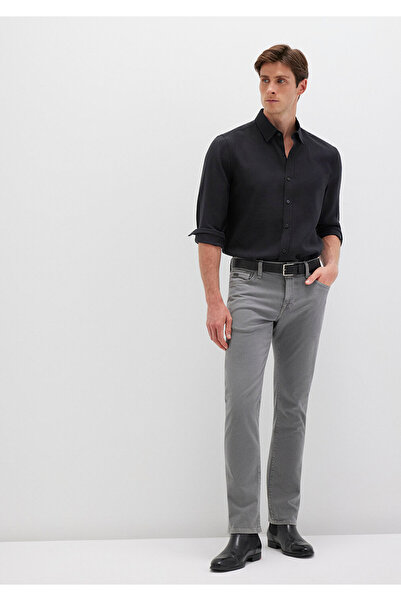 Mavi Pantaloni Marcus Black Gri închis Din Gabardină 0035182453