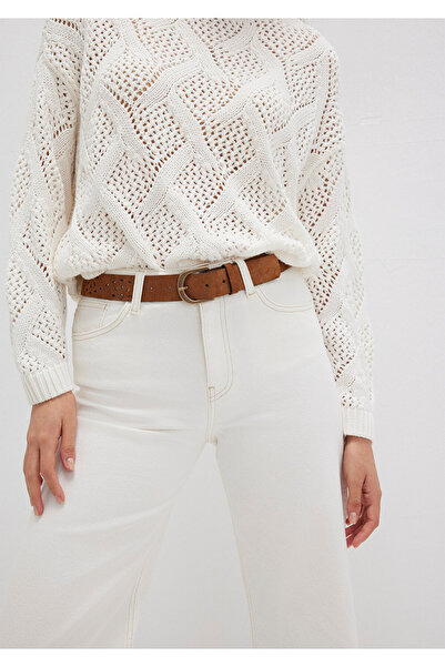 Mavi Кафяв велурен колан 196259-25818