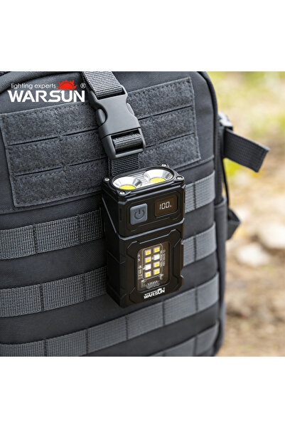 Choice مصباح العمل LED القابل لإعادة الشحن DC08 من WARSUN، بقوة 800 لومن، قاب...