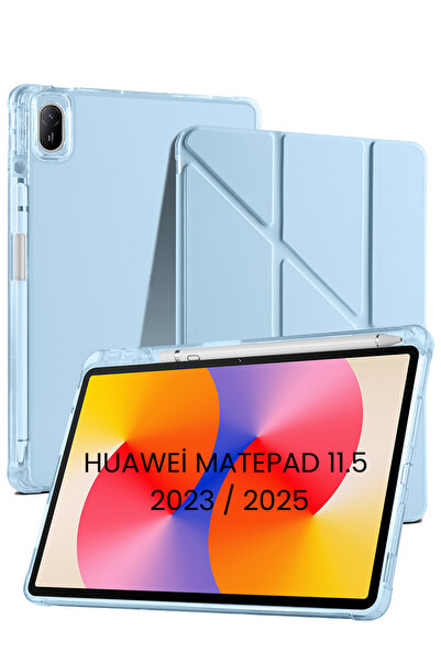İncisoft Huawei Matepad 11.5 2025/2023 Uyumlu Standlı Kalem Bölmeli Uyku Modl...