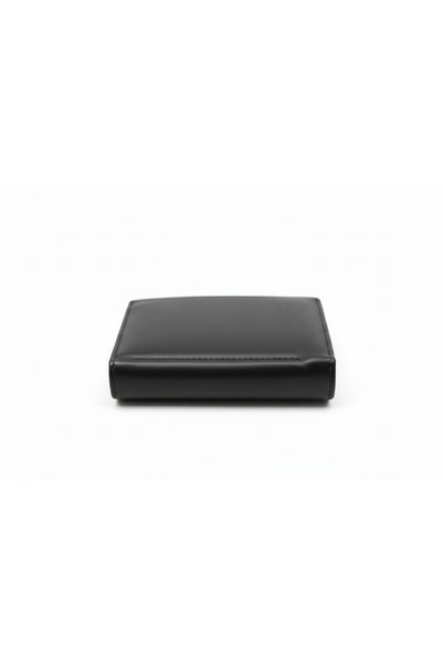 David Jones Men's Bifold Wallet | Slim Genuine Leather Stylish Cash & Card Holder | Color Black