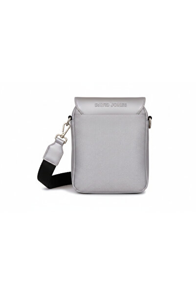 David Jones Womens Handbag Stylish and Durable Everyday Carry | Color Silver (CM7491)