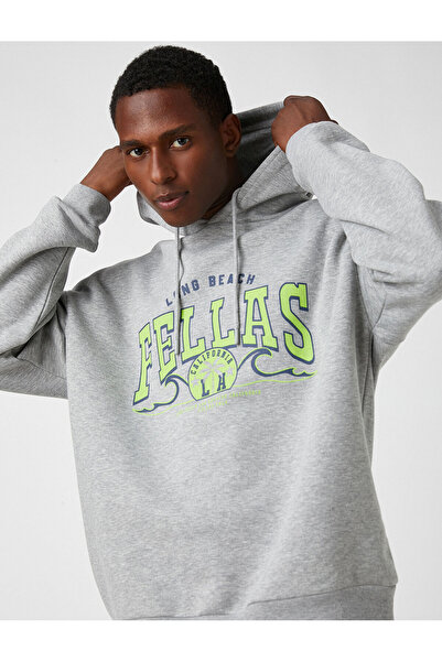 Koton Голям суичър с щампа, повдигнат