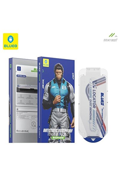 BLUEO Full Clear iPhone 17 Pro Max Uyumlu Çerçevesiz Uygulama Aparatlı Komple...