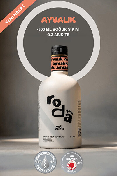 Roda Farm Ayvalık Şişe Natürel Sızma Zeytinyağı 500 ml