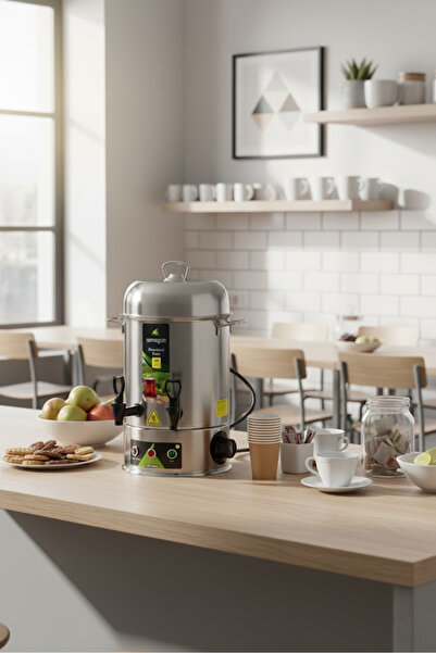 Armağan Elektrikli Çay Otomatı - 60 Bardak - Gizli Rezistans - 304 Kalite Pas...