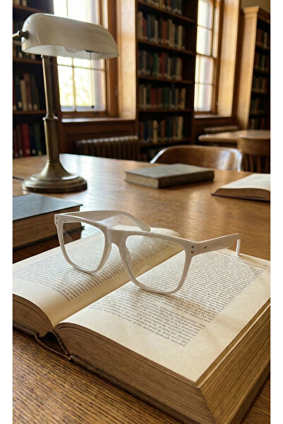 Nilu Moda White Blue Light Protection Unisex Trend