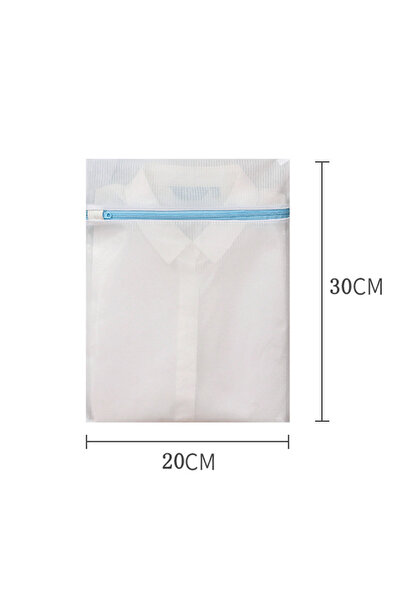 Choice 20x30cm Blue Zipper Laundry Bag Fine Mesh High Quality Storage Bags Ho...