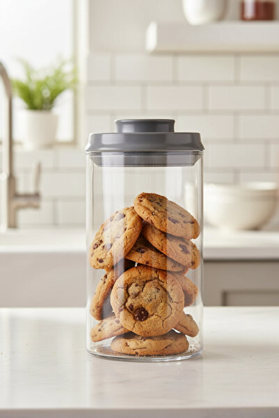 Paşabahçe Zestglass Zest 43463 Lockable Storage Container with Lid 1480 Cc