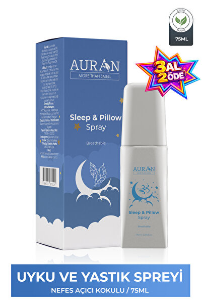 AURAN Nefes Açıcı Uyku Ve Yastık Spreyi Rahatlatıcı Uyku Ve Dinlenme Spreyi S...