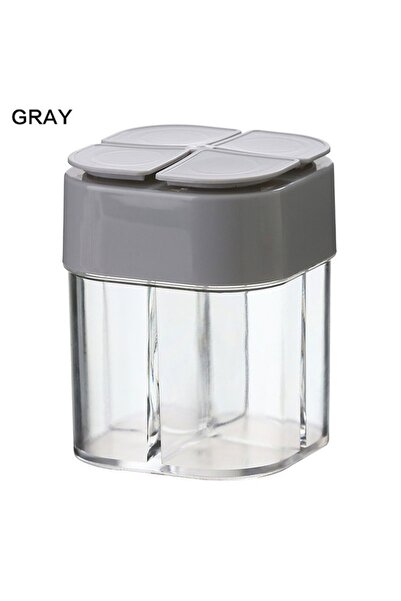 Choice 4 في 1 علب توابل ملح فلفل شفاف وعاء توابل زجاجة فلفل توابل الشواء