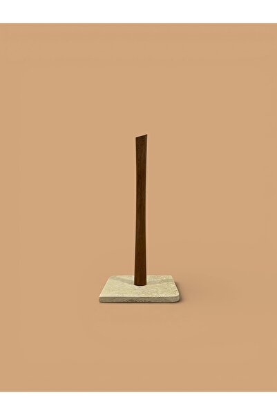 FARALYAHOME Suport pentru prosoape din marmură naturală de travertin cu mâner...