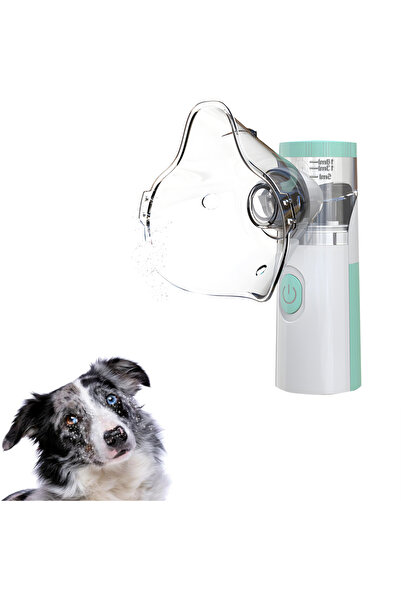 Choice Green Pet Portable Nebulizer Machine Medical Atomizer Nebuliser Inhala...