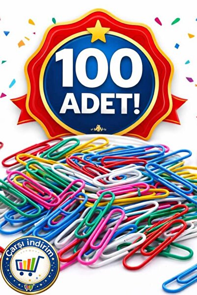 nistabolje 100 bucăți agrafe colorate pentru organizarea documentelor pentru ...