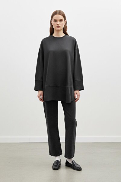 Loreen Tunica guler rotund Off-Shoulder din material subțire pentru femei -20...