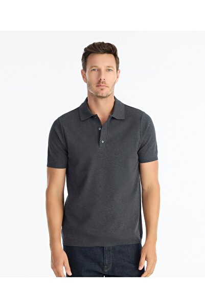 Yargıcı Regular Shirt Collar Short Sleeve Sweater