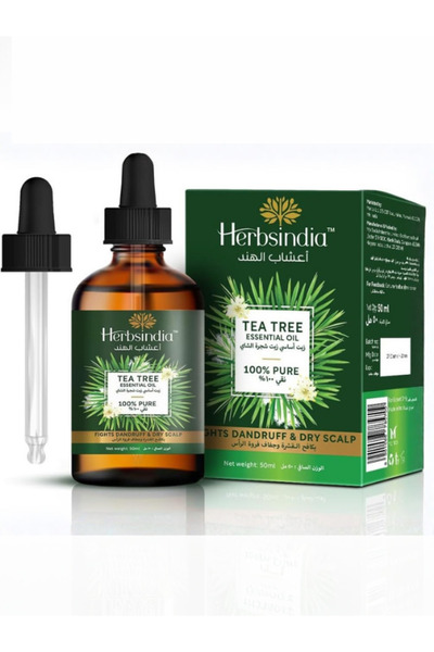 Herbsindia Tea Tree Essential Oil for Dry & Itchy Scalp Hair Oil 50ml
