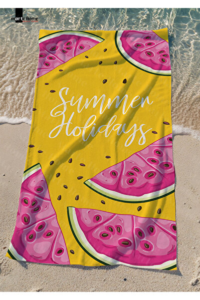 Marte Home Summer Holidays - Baskılı Plaj Havlusu