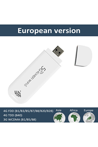Choice مودم واي فاي محمول TIANJIE MF782D 4G USB بنسخة أوروبية، نقطة اتصال واي...