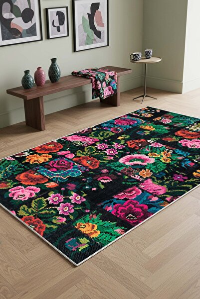 West Home Ψηφιακή εκτύπωση Πλενόμενη αντιολισθητική βάση Ανθεκτική στους λεκέ...