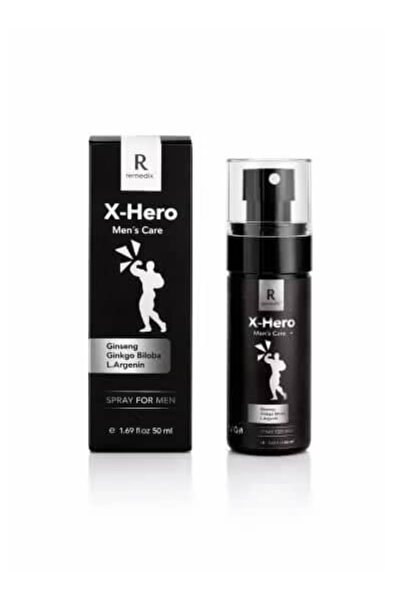 Remedix بخاخ ريميدكس إكس هيرو جينسنغ للرجال، 50 مل