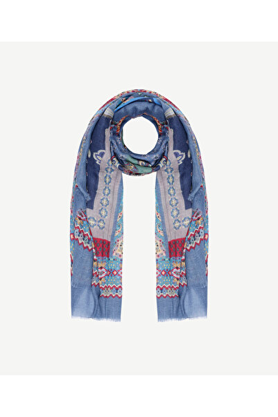 Yargıcı Ethnic Patterned Wool Shawl