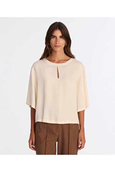 Yargıcı Regular Crew Neck 3/4 Sleeve Blouse