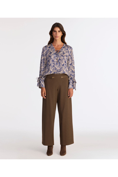 Yargıcı Wide Leg High Waist Trousers