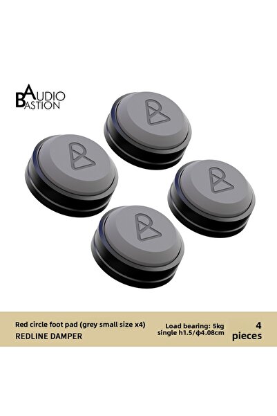 Choice وسادات AudioBastion الرمادية الصغيرة المضادة للاهتزاز للسماعات/مضخم ال...