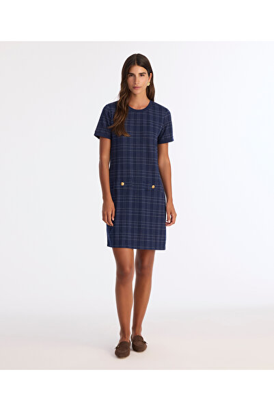 Yargıcı Tight Crew Neck Short Sleeve Dress