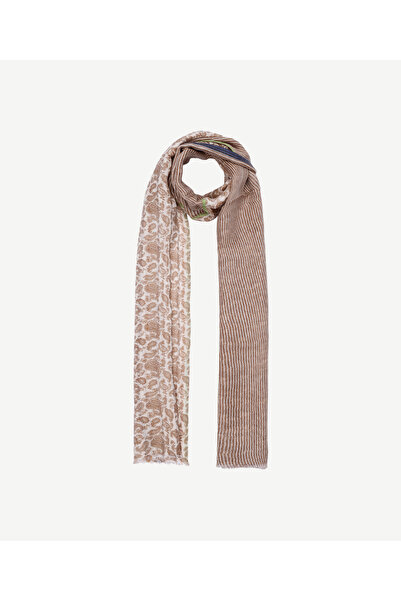 Yargıcı Tensel Karışımlı Çizgili Şal