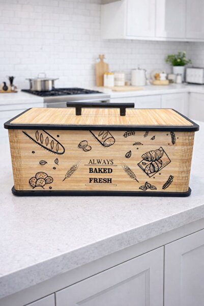 Kitchen Line وعاء خبز فاخر مغطى بنمط ريفي، وعاء خبز معدني على الطراز الريفي