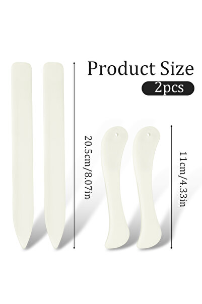 Choice 4pcs MIUSIE 2/4/6Pcs Bone Folders Crease Makers Tool Plastic Bone Fold...
