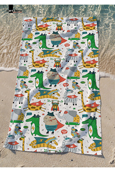 Marte Home Hero Animals Children's Beach Towel