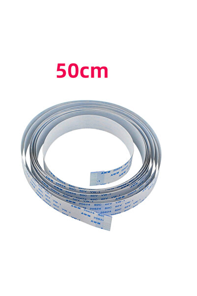 Choice كابل مسطح مرن بطول 50 سم، 22 سنًا إلى 22 سنًا، بمسافة بين الأسلاك 0.5 ...