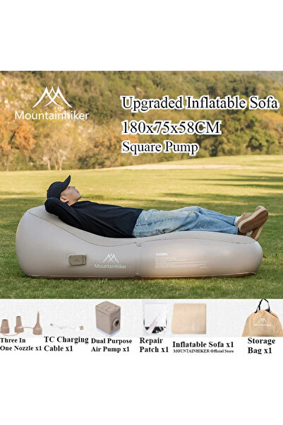 Choice Upgraded Sofa MOUNTAINHIKER Upgraded Inflatable Air Sofa Bed Outdoor A...