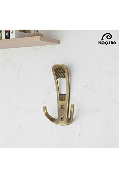 KOÇSAN Lotus Antik Sarı Portmanto Askı, Lüks Vestiyer Askısı, Dolap Askılık, ...