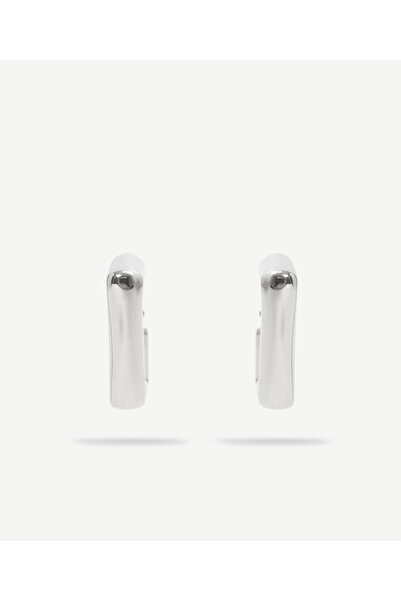 Yargıcı أقراط فضية غير متناظرة