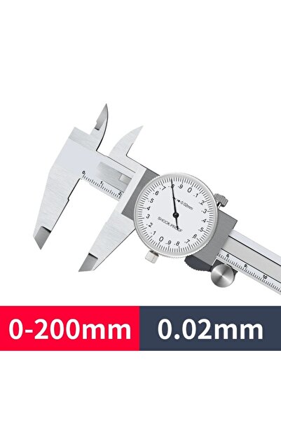 Choice فرجار فيرنييه بدون علبة، نطاق القياس 0-200 مم، نطاق القياس 0-150/200 م...