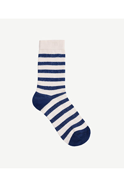 Yargıcı Stripe Patterned Long Socks