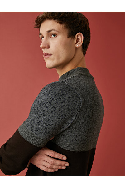 Koton Pulover cu guler rotund blocat de culoare