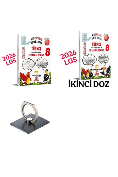 SİNAN KUZUCU YAYINLARI Sinan Kuzucu 2026 LGS 8. Sınıf Türkçe İlk Doz ve İkinc...
