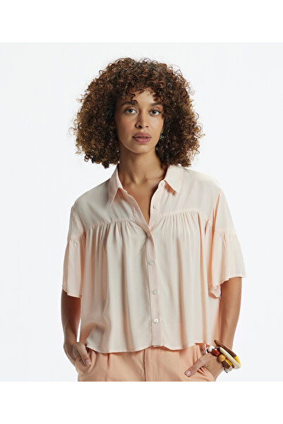 Yargıcı Ruffled Short Sleeve Shirt