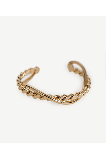 Yargıcı İki Sıra Gold Cuff