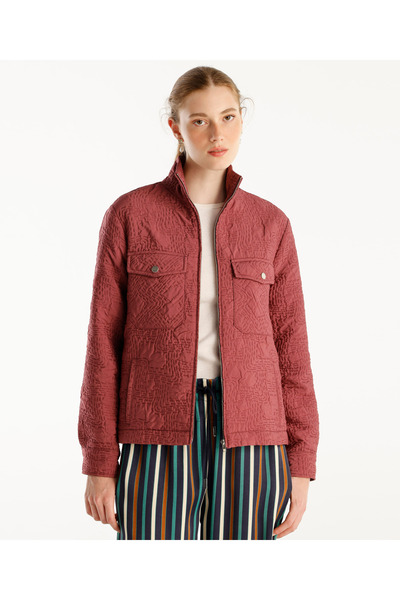 Yargıcı Cep Detaylı Mont